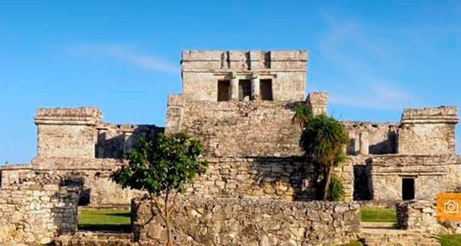 Archaeological site in Tulum